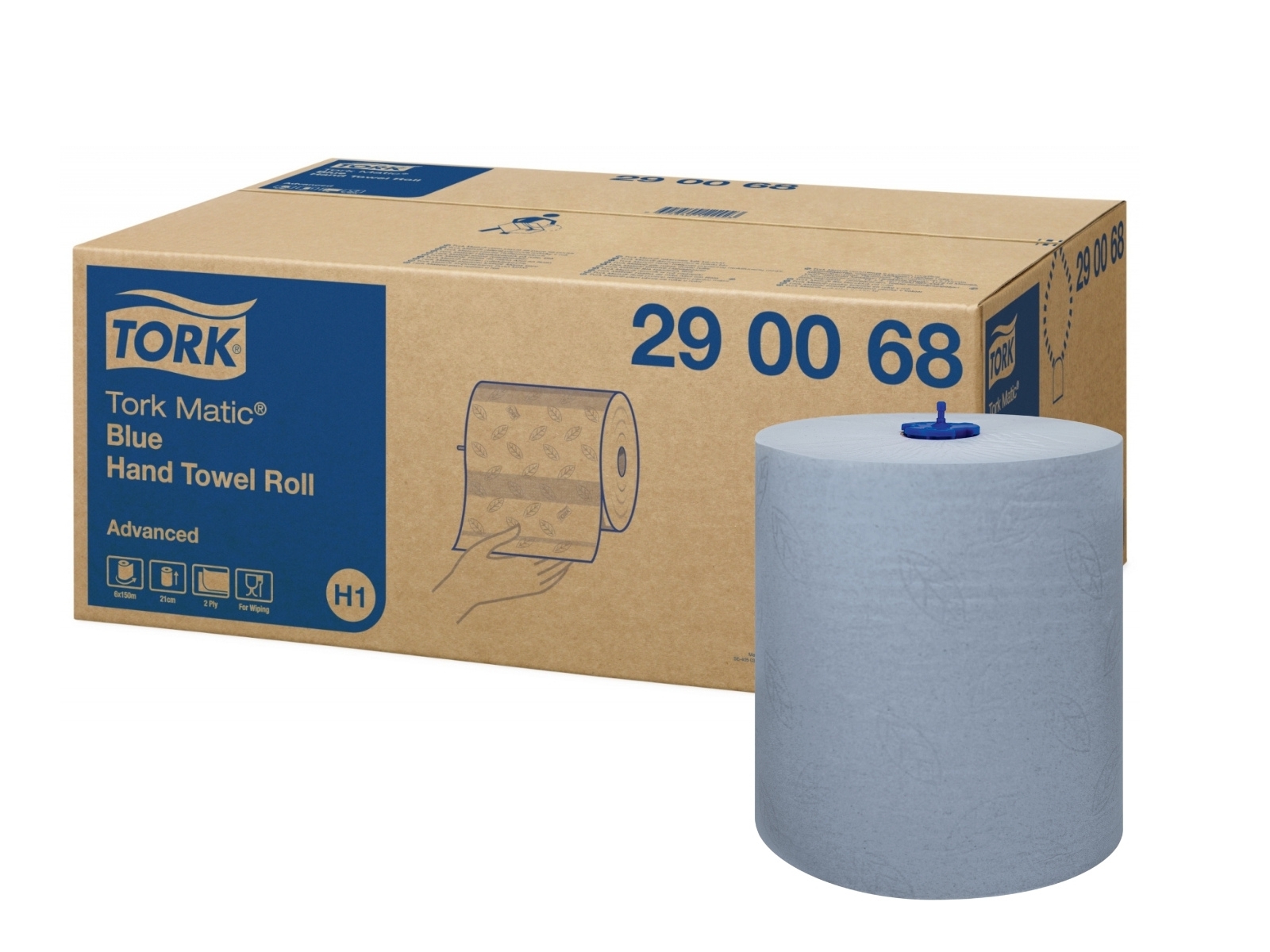 Ręcznik Matic Tork H1 290068 Soft Blue 150m x6